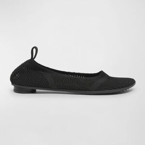 NEW Bottega Veneta Black Atomic Knit Ballerina Flats Size 38 / 8